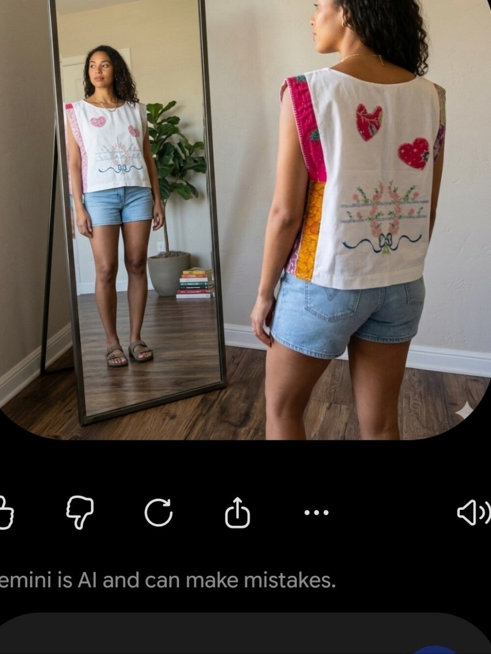 Upcycled Vtg Embroidered Textile Top S Handmade Dont Throw It Out